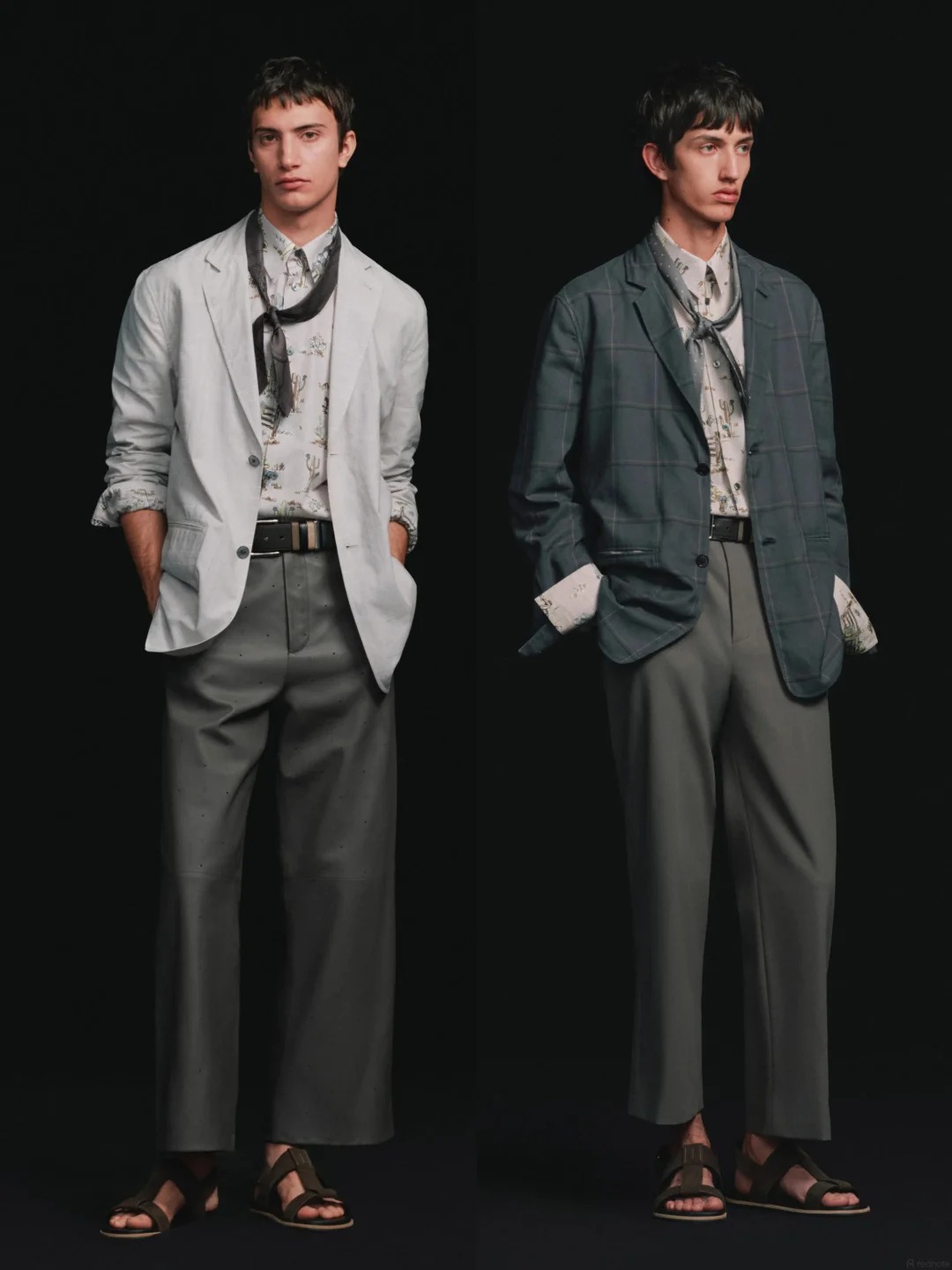 左至右：Look 16、15