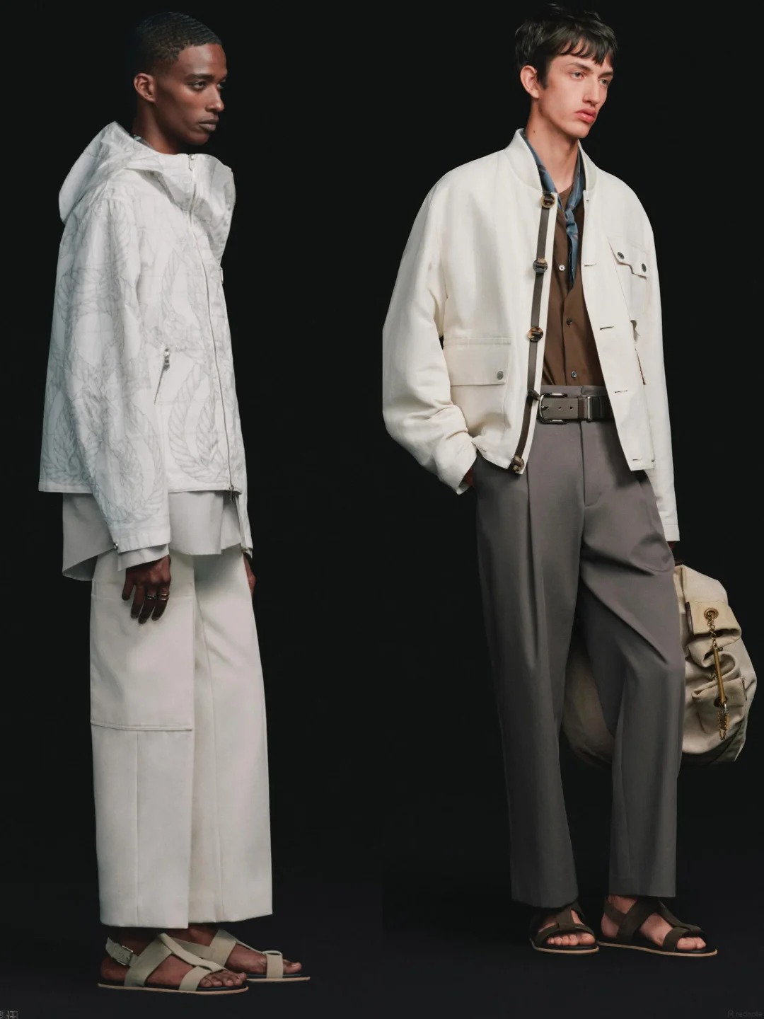 左至右：Look 27、25