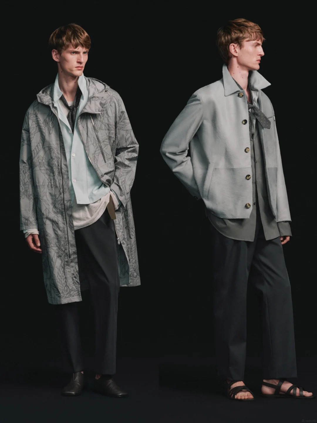 左至右：Look 28、34