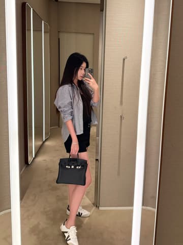 又買到一顆｜全新全配黑銀 Birkin 25