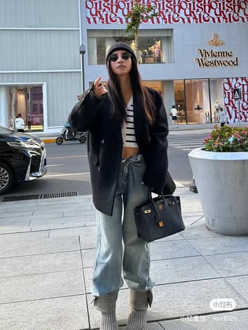 經典老錢風，黑色金扣Birkin 25