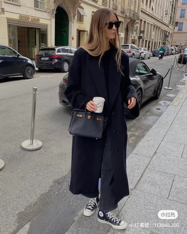 經典老錢風，黑色金扣Birkin 25