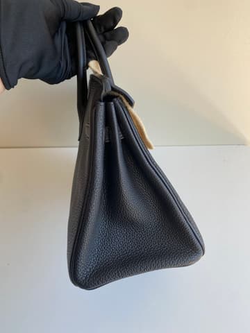 經典老錢風，黑色金扣Birkin 25