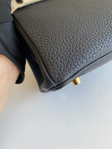 經典老錢風，黑色金扣Birkin 25