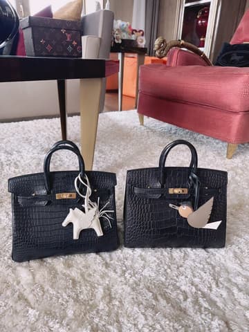 大戶出清閒置新黑金霧鱷Birkin 25