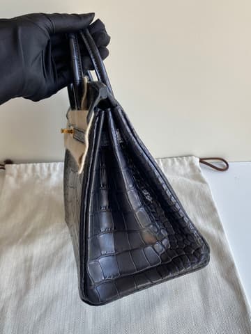大戶出清閒置新黑金霧鱷Birkin 25