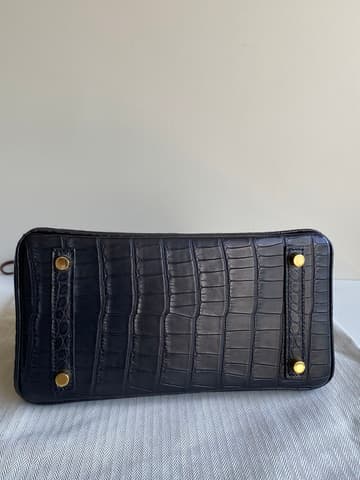 大戶出清閒置新黑金霧鱷Birkin 25