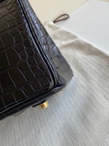 大戶出清閒置新黑金霧鱷Birkin 25