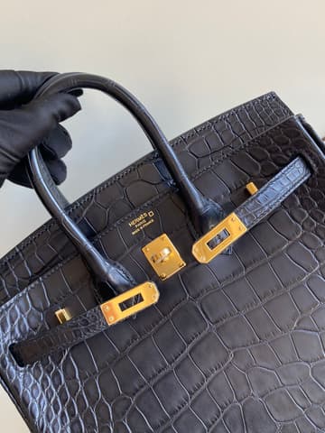大戶出清閒置新黑金霧鱷Birkin 25