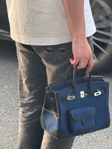 Lisa同款限量丹寧Cargo