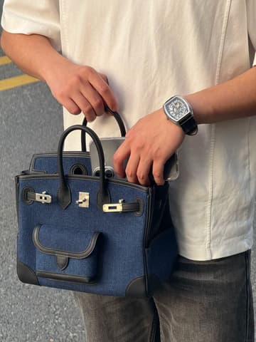 Lisa同款限量丹寧Cargo