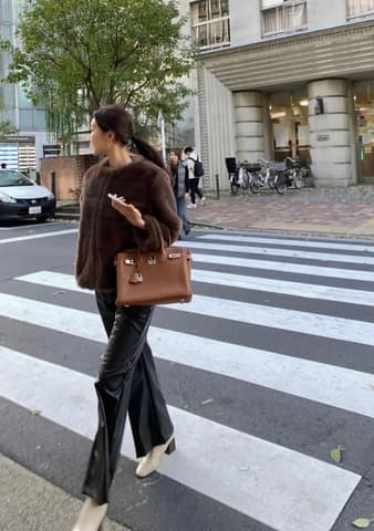 二手 97－98 新金棕色金扣 Birkin 25