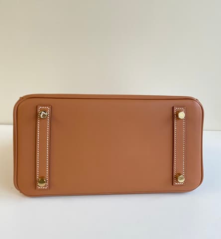 二手 97－98 新金棕色金扣 Birkin 25