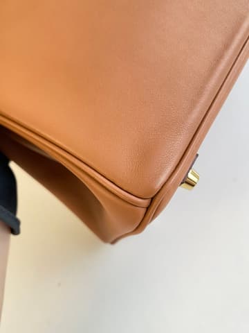 二手 97－98 新金棕色金扣 Birkin 25