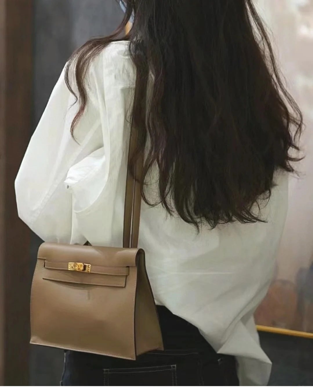 奶茶色金扣Kelly Danse