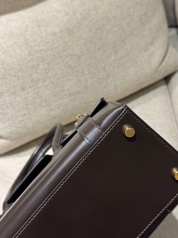 二手原始成色巧克力色金扣 Drag 27