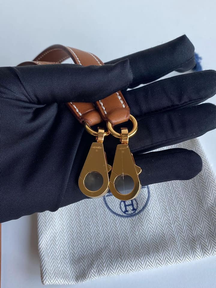 二手99新全配馬鞍皮原色金扣Kelly25 Padded