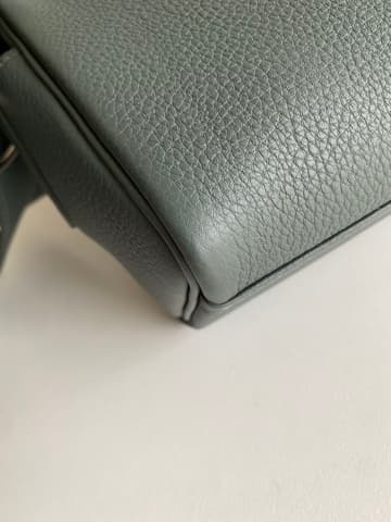 全新全配沼澤綠銀扣 Kelly Messenger 小號