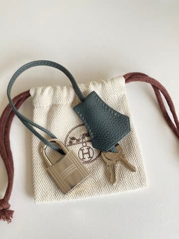 全新全配沼澤綠銀扣 Kelly Messenger 小號