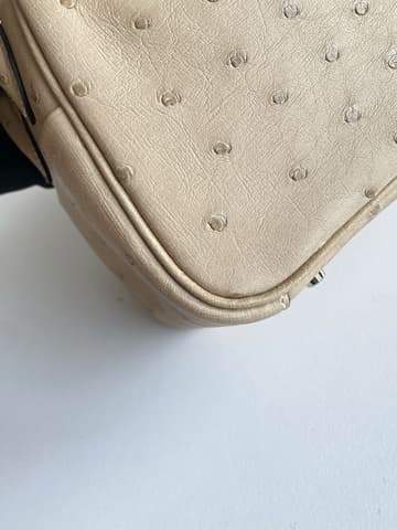 閒置99新全配，風衣灰銀扣鴕鳥皮Mini Lindy一代