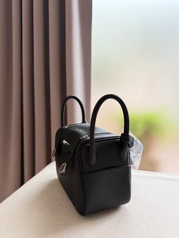 全新全配黑色銀扣 Mini Lindy 二代