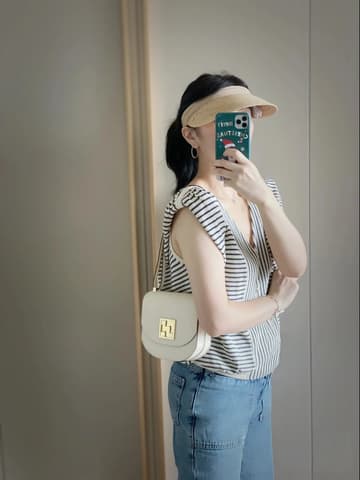二手 98 新錦葵紫玫瑰金扣 Mini Mosaique
