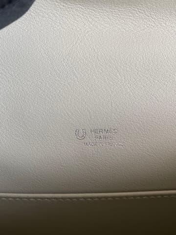 全新 SO 馬蹄印黑銀 Kelly Pochette