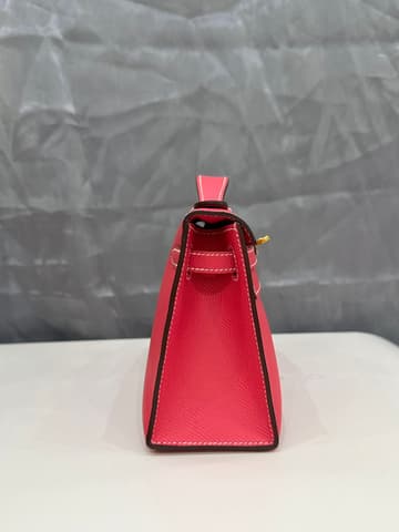 閒置新E5 糖果粉金扣 Kelly Pochette