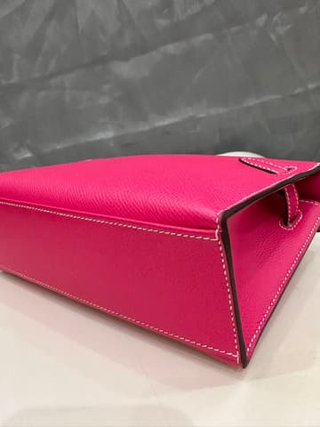 閒置新E5 糖果粉金扣 Kelly Pochette