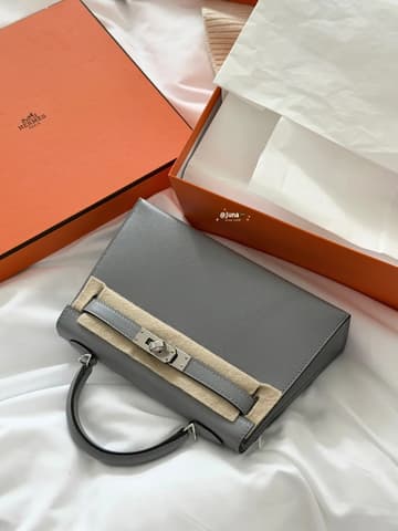 Mini Kelly Madame皮 銀扣