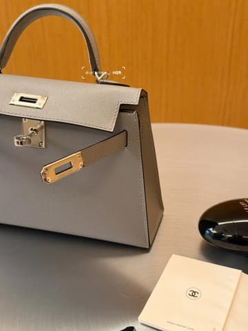 Mini Kelly Madame皮 銀扣