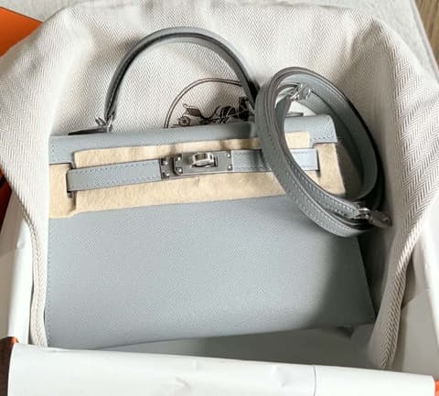 Mini Kelly Madame皮 銀扣