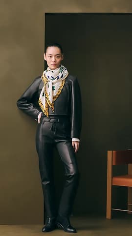 「Dreieckstuch Les Léopards」可愛小豹子三角巾。